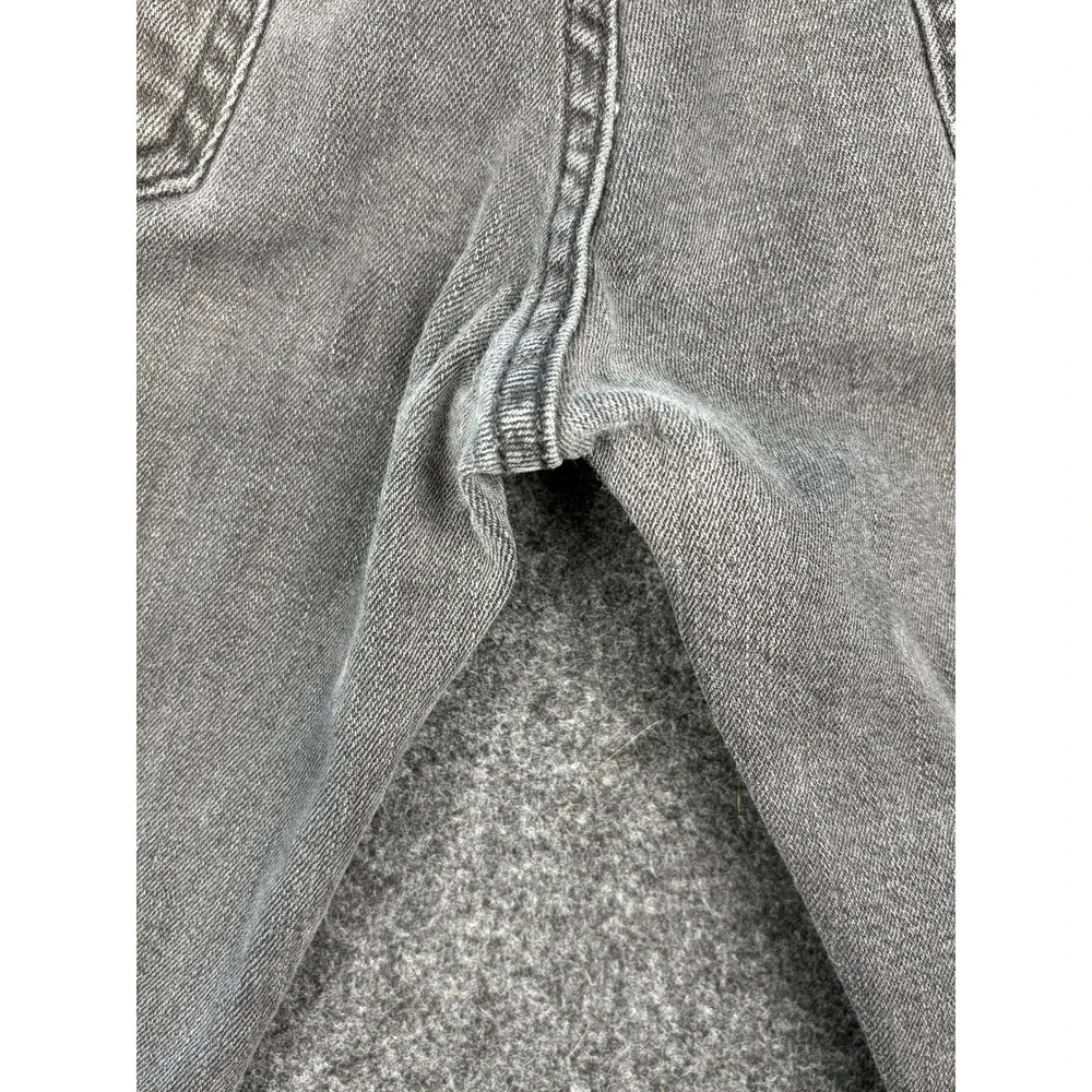 Hugo Boss Mens Slim Fit Stretch Jeans Charcoal Gray 34x32 Faded Denim